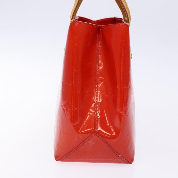 LOUIS VUITTON Monogram Vernis Reade PM Hand Bag Red Rouge M91088 - Picture 5 of 12